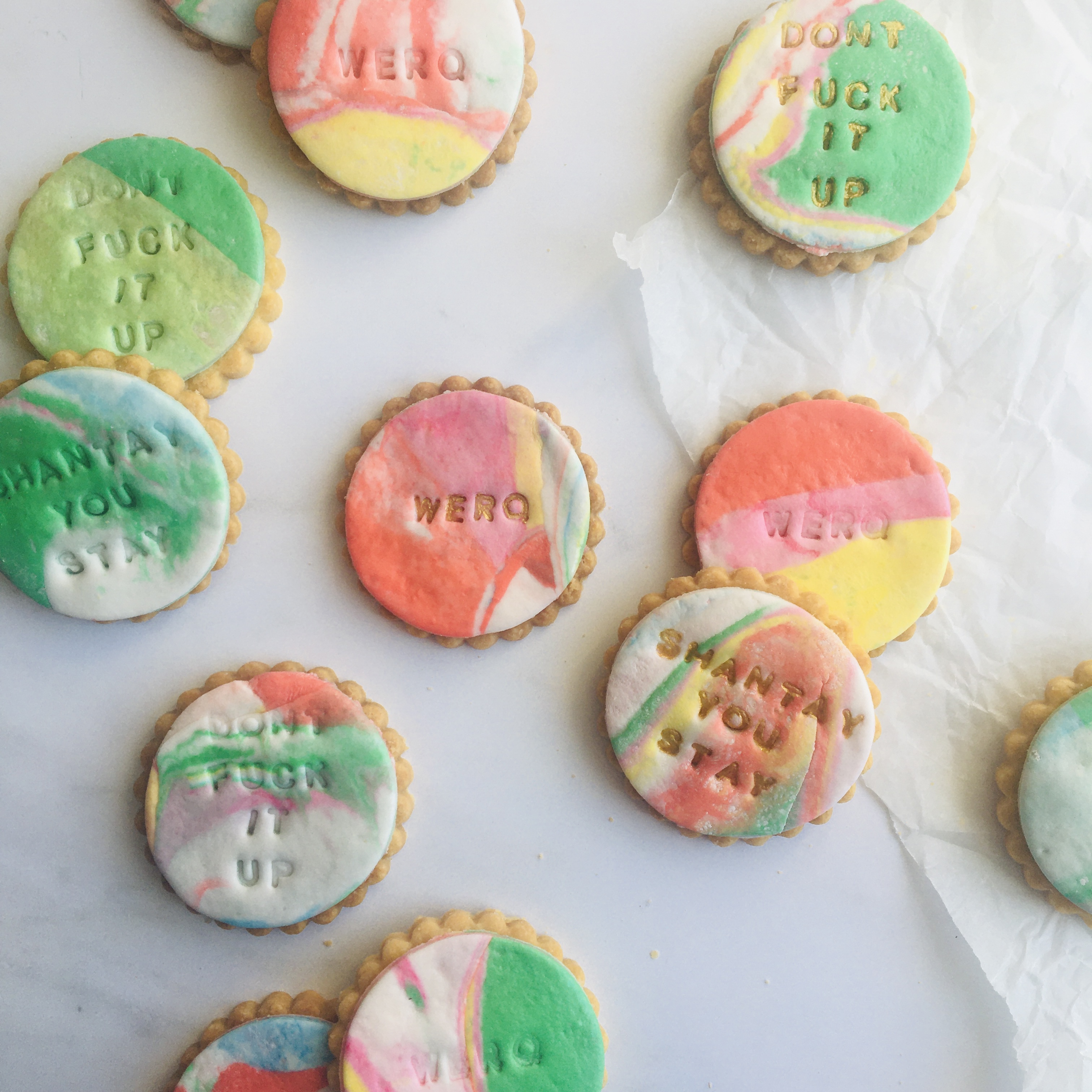 custom ru paul's drag race biscuits